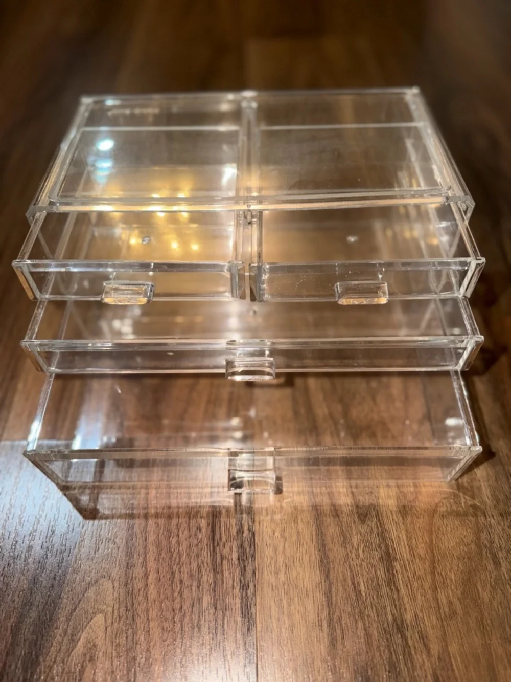 Customizable Acrylic Makeup Organizer - Multi-Drawer Storage